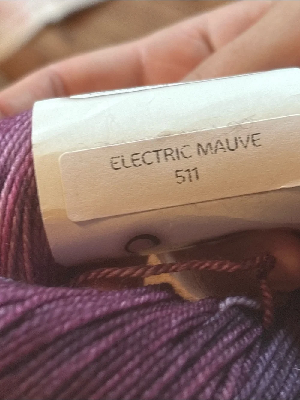 Dream in Color Smooshy Cashmere Yarn Electric Mauve Fingering Tonal Knitting